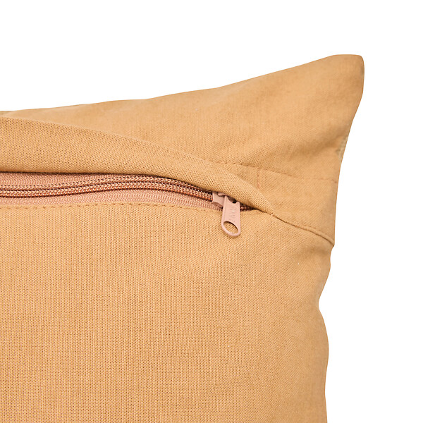 ATMOSPHERA - Coussin décoratif Hary - Marron caramel - L.50xl.30xH.10cm - large