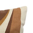 ATMOSPHERA - Coussin décoratif brodé Hary - Marron - H.45xL.45cm - vignette