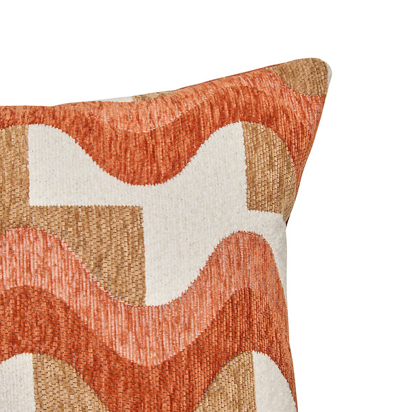 ATMOSPHERA - Coussin Floe ambre 58x38cm - large