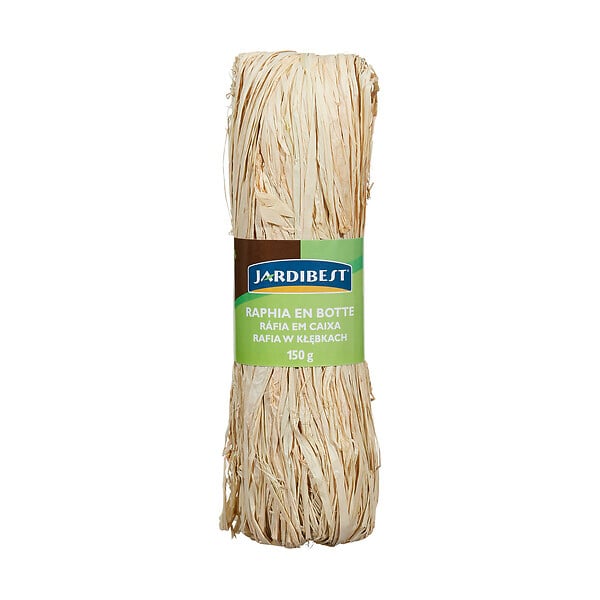 JARDIBEST - Pelote raphia - 150g - large
