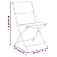 VIDAXL - vidaXL Chaises d'extérieur pliables lot de 2 Noir Acier et textilène - vignette