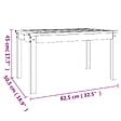 VIDAXL - vidaXL Table de jardin 82,5x50,5x45 cm bois massif de douglas - vignette