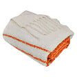 ATMOSPHERA - Plaid effet mohair Flow orange - 170x130cm - vignette