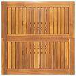 VIDAXL - vidaXL Table de bistro 75x75x110 cm Bois d'acacia massif - vignette