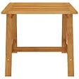 VIDAXL - vidaXL Table à manger de jardin 88x88x74 cm Bois d'acacia massif - vignette