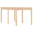 VIDAXL - vidaXL Table de jardin 159,5x82,5x76 cm bois massif de pin - vignette
