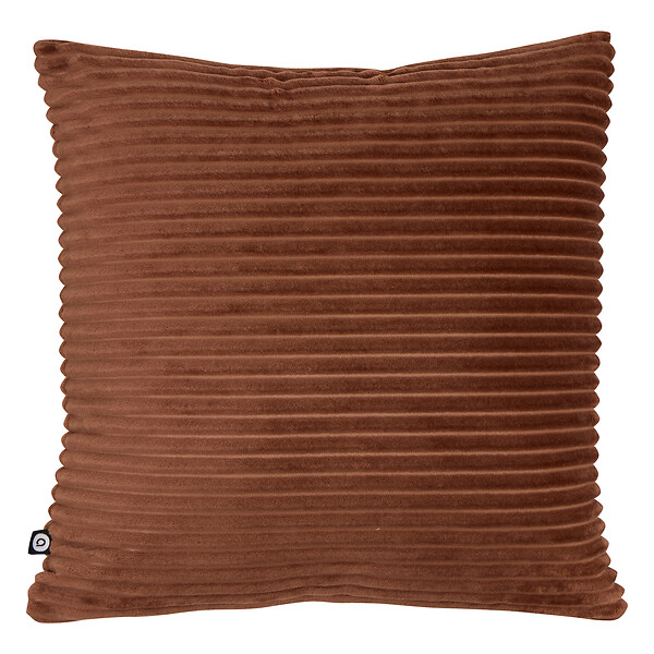 ATMOSPHERA - Coussin décoratif en velours côtelé Arum - Tonka - 38x38cm - large