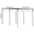 VIDAXL - vidaXL Table de jardin 159,5x82,5x76 cm bois massif de pin - vignette