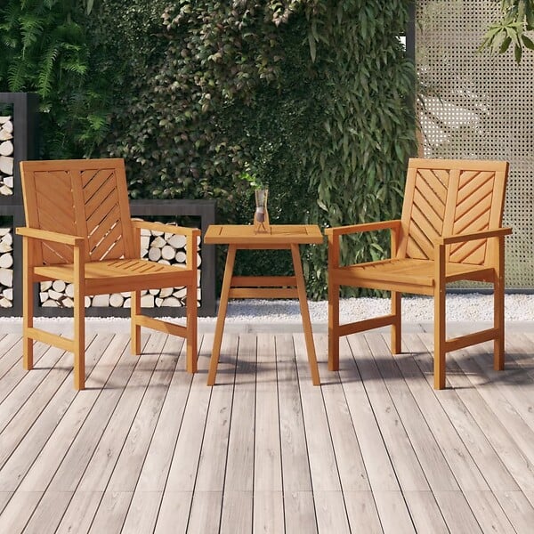 VIDAXL - vidaXL Table d'appoint 45x45x60 cm bois massif d'acacia - large