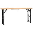 VIDAXL - vidaXL Table à bière pliable 170x50x75/105 cm bois massif de sapin - vignette