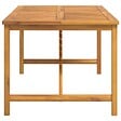 VIDAXL - vidaXL Table à manger de jardin 200x90x74 cm bois d'acacia solide - vignette