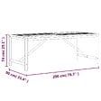 VIDAXL - vidaXL Table à manger de jardin 200x90x74 cm bois d'acacia solide - vignette