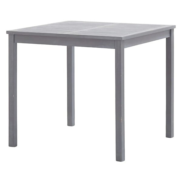 VIDAXL - vidaXL Table de jardin Gris 80x80x74 cm Bois d'acacia massif - large