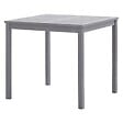 VIDAXL - vidaXL Table de jardin Gris 80x80x74 cm Bois d'acacia massif - vignette