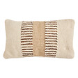 ATMOSPHERA - Coussin rayé jute Striscia - Ivoire - L.50xl.30cm - vignette