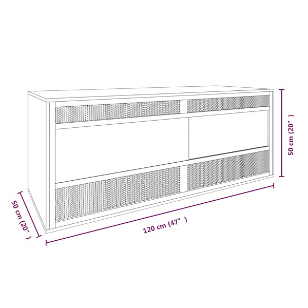 VIDAXL - vidaXL Terrarium Bois d'ingénierie 120x50x50 cm - large