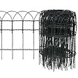 VIDAXL - vidaXL Bordure de pelouse Fer enduit de poudre 25x0,4 m - vignette
