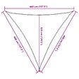 VIDAXL - vidaXL Voile d'ombrage 160 g/m² Blanc 4x4x4 m PEHD - vignette