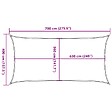 VIDAXL - vidaXL Voile d'ombrage 160 g/m² Crème 4x7 m PEHD - vignette