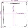 VIDAXL - vidaXL Voile d'ombrage 160 g/m² Anthracite 3x3 m PEHD - vignette