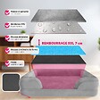 TECTAKE - Panier pour chien orthopédique Kimba avec bordure haute gris - vignette