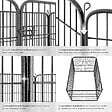 TECTAKE - Enclos pour chien 125 x 85 x 70 cm gris - vignette