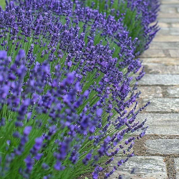 PLANT IN A BOX - Lavande vraie - Set de 12 - Lavandula angustifolia - Hauteur 10-15cm - ⌀10,5cm - large