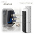TECTAKE - Sauna à vapeur portable THERMALUXE I 1000 W gris foncé-noir - vignette