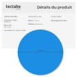 TECTAKE - Bâche solaire ronde pour piscine bleu - vignette