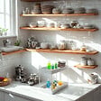 SECURY-T - Rangement sous evier- Étagère cuisine - Blanc - 2 niveaux - vignette