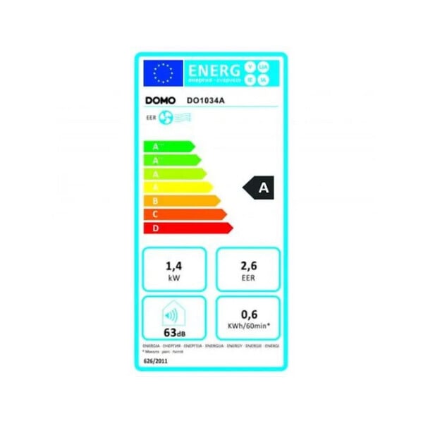 DOMO - Climatiseur mobile DOMO Télécommandé - DO1034A - large