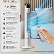 TECTAKE - Ventilateur colonne 110 cm blanc - vignette