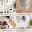 TECTAKE - Ventilateur colonne POLAR avec oscillation à 80° blanc - vignette