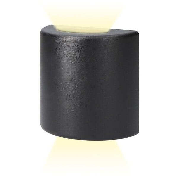 EDM - Applique murale LED ovale – 3W – 4000K – IP54 – Extérieur/Intérieur – 12x12cm - large