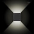 EDM - Applique murale LED 3W – Carré – 237lm – 4000K – IP54 – 2 projections - vignette