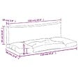 VIDAXL - vidaXL Coussins de palette lot de 2 multicolore tissu Oxford - vignette