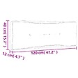 VIDAXL - vidaXL Coussins de palette lot de 7 gris tissu - vignette