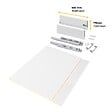 EMUCA - Kit de tiroirs pour cuisine ou salle de bains Vertex avec réglages 3D, hauteur 178mm, avec panneaux inclus, module 900mm, Peint en blanc - vignette