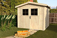 DECOR ET JARDIN - Abri de jardin en bois Mano - L.250xH.212xP.263cm - vignette