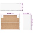 VIDAXL - vidaXL Armoire suspendue "Lyon" Sonoma gris 80x31x60 cm - vignette
