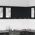 VIDAXL - vidaXL Armoire suspendue "Lyon" Noir 60x31x60 cm Bois d'ingénierie - vignette