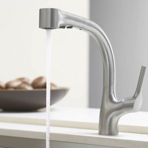 JACOB DELAFON - Robinet de cuisine avec douchette JACOB DELAFON Elate - large