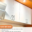 CUISINEANDCIE - Cuisineandcie - Meuble haut de cuisine Eco Blanc Brillant 2 portes L 80 cm - vignette