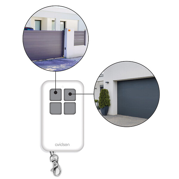 AVIDSEN - Télécommande universelle pour motorisation de portail et de porte de garage - Avidsen - large