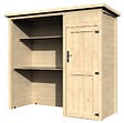 DECOR ET JARDIN - Abri de jardin bois Bruna - L.230xP.92cm - vignette
