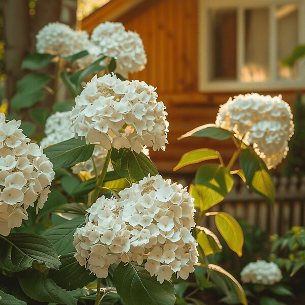PLANT IN A BOX - Hortensia - Hydrangea paniculata 'Bobo' - Hauteur 25-40cm - ⌀19cm - large