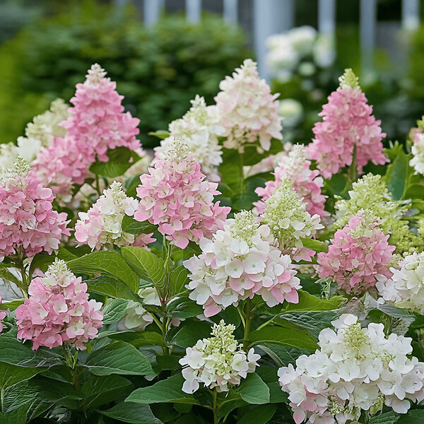 PLANT IN A BOX - Hortensia - Hydrangea paniculata 'Pinky Winky' - Hauteur 25-40cm - ⌀19cm - large