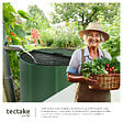 TECTAKE - Récupérateur d'eau de pluie  vert - vignette