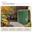 TECTAKE - Récupérateur d'eau de pluie  vert - vignette