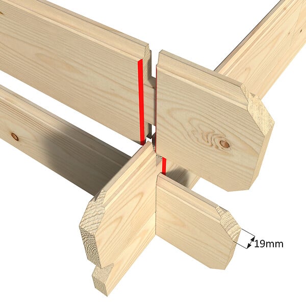 DECOR ET JARDIN - Abri jardin Mirama bois - 6,01m² - L.283xH.210xP.272cm - large